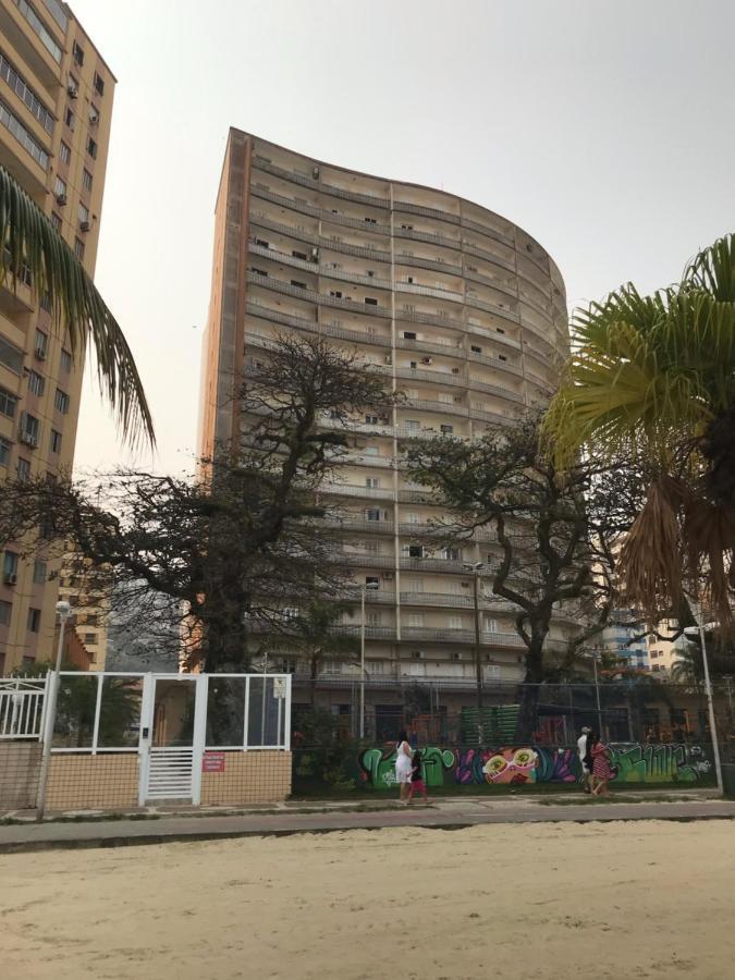 桑托斯Apartamento Vista Mar Pe Na Areia公寓 外观 照片